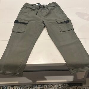 Old Navy Green Casual Cargo Pants with Elastic Waistband